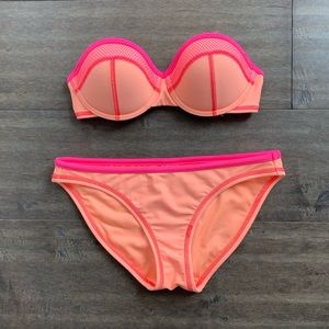 Orange and Pink Bikini
